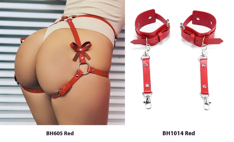 Waist Belt Female Handcuffs Suit Bondage