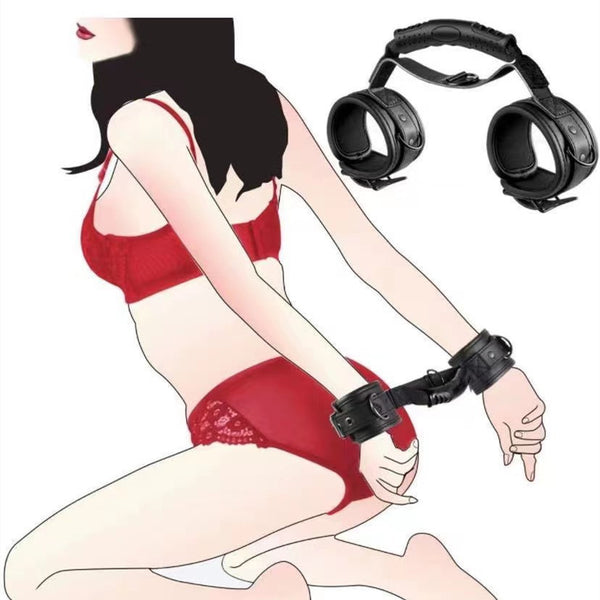 Handcuff Black Handcuff Bondage Training Toy