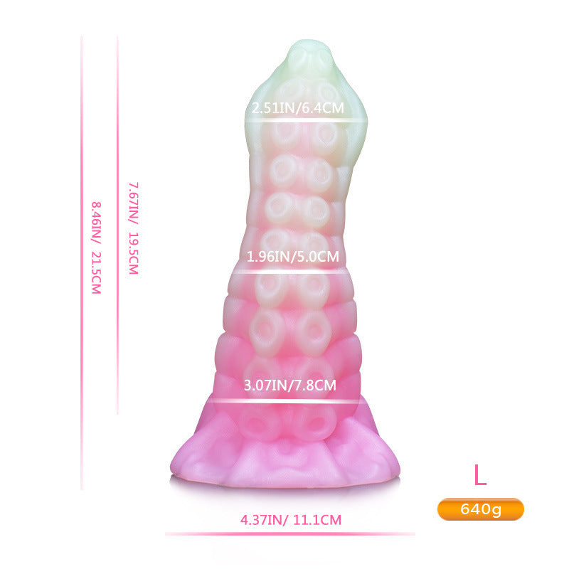 Mixed Color Liquid Silicone Butt Plug Super Soft Butt Plug Dildos