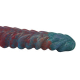 Color Double Head Dildo Fishbone Pattern Butt Plug For Women