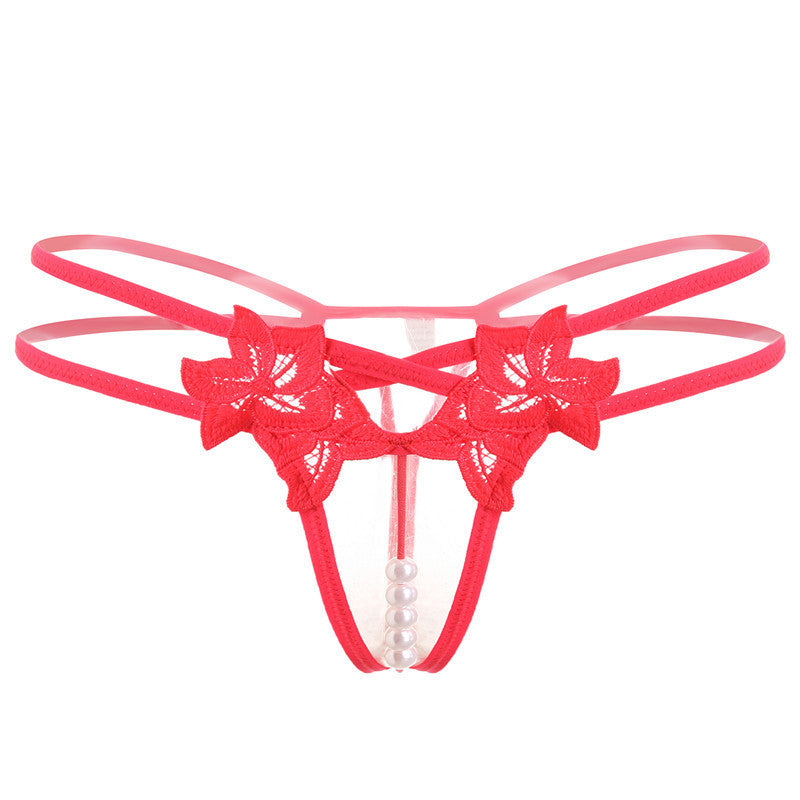 Erotic Lingerie Sexy Embroidered Women's Thong