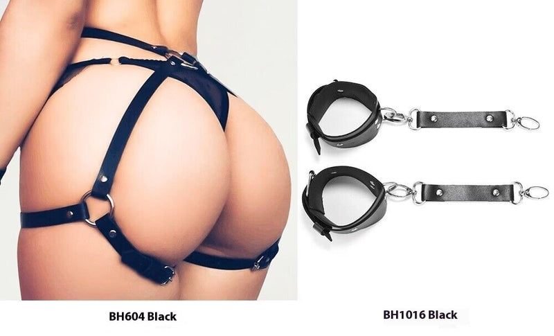 Waist Belt Female Handcuffs Suit Bondage