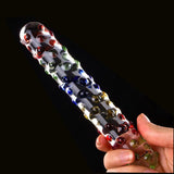 Women's Glass Dildos Large Particles