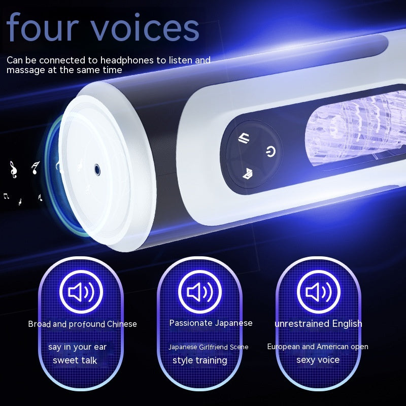 LED Xingyao Intelligent Pronunciation Vibration Sucking Airplane Bottle