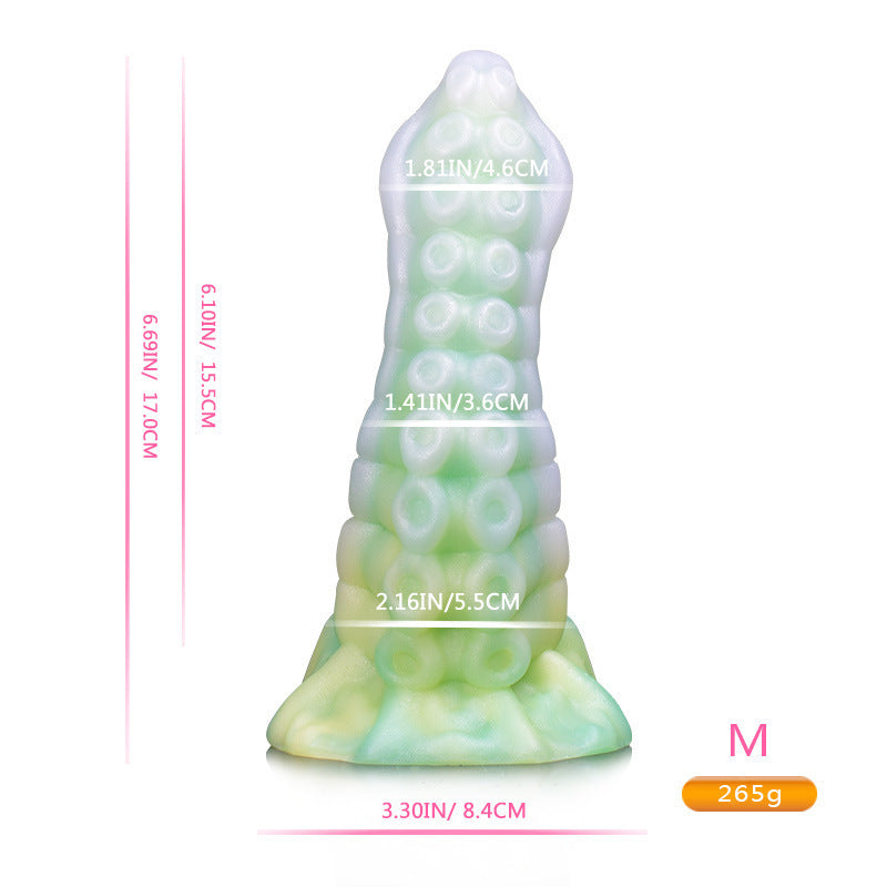 Mixed Color Liquid Silicone Butt Plug Super Soft Butt Plug Dildos