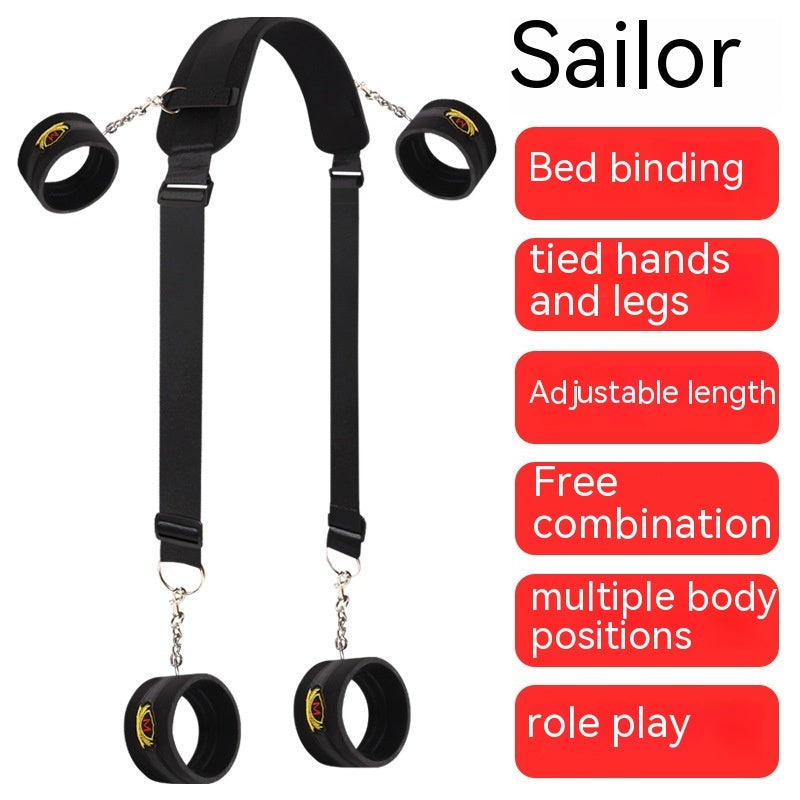 Props Bed Strap Bondage And Discipline Toy Magic Score Leg Pillow Suit